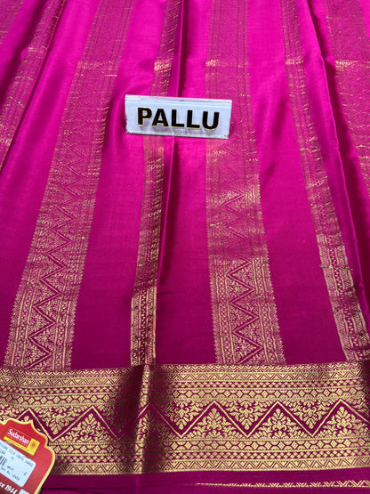 Pure Mysore Silk Saree.