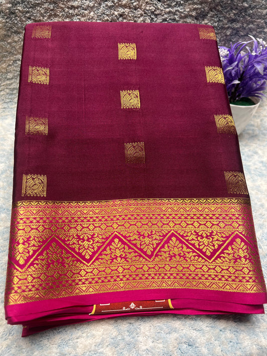 Pure Mysore Silk Saree.