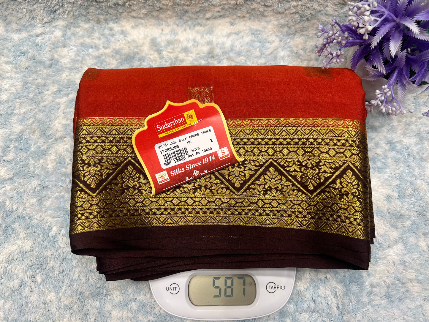 Pure Mysore Silk Saree.