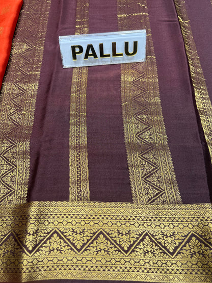 Pure Mysore Silk Saree.