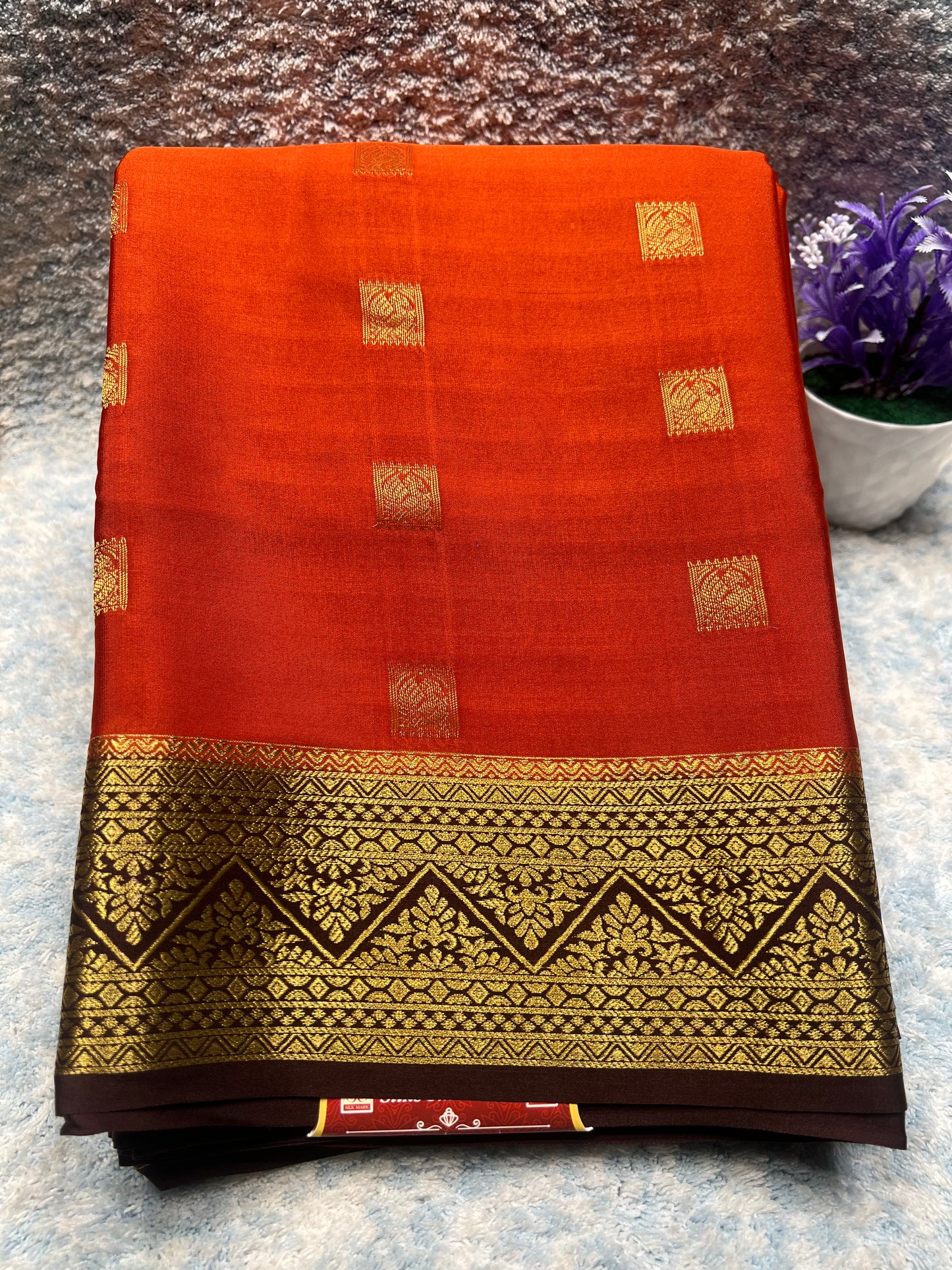 Pure Mysore Silk Saree.
