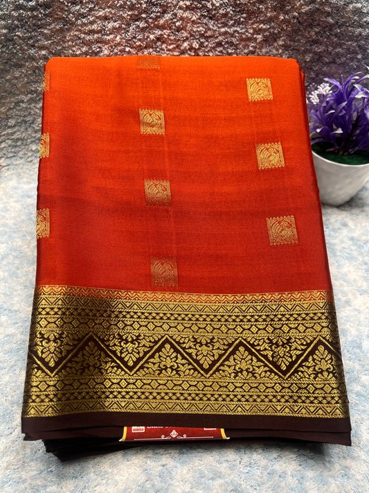 Pure Mysore Silk Saree.