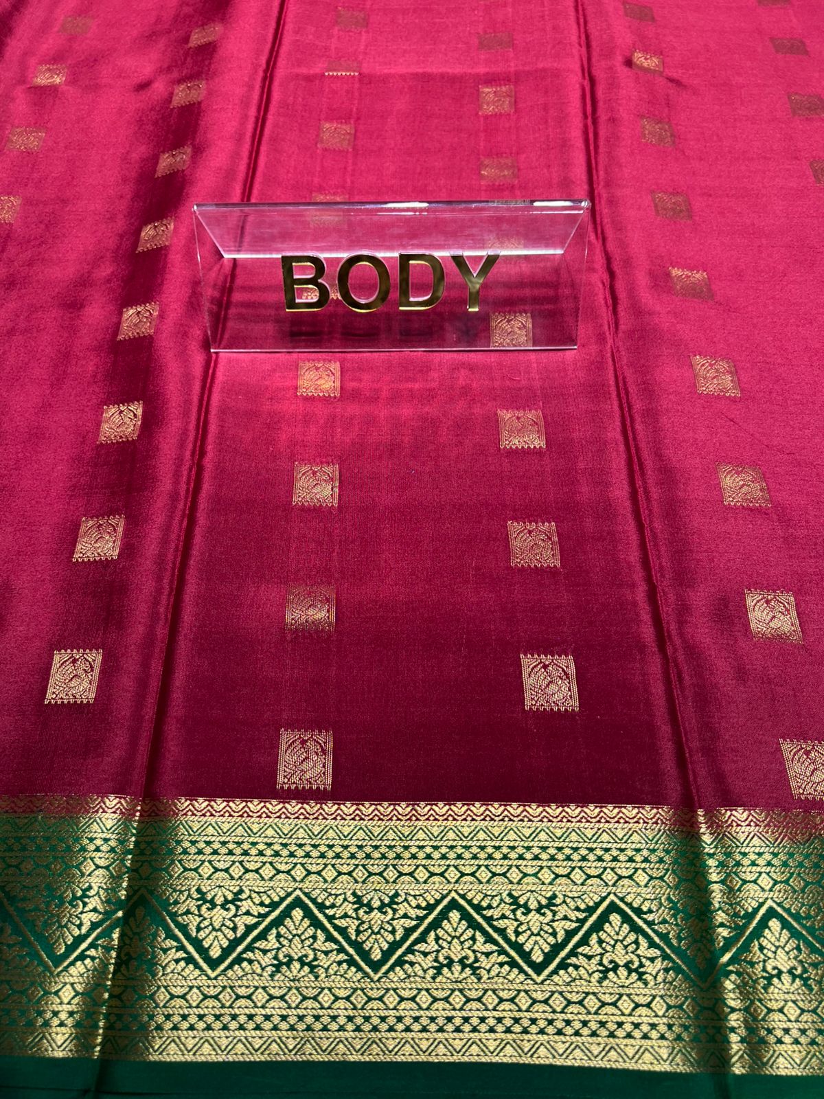 Pure Mysore Silk Saree.