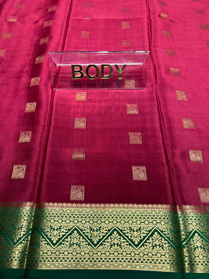 Pure Mysore Silk Saree.