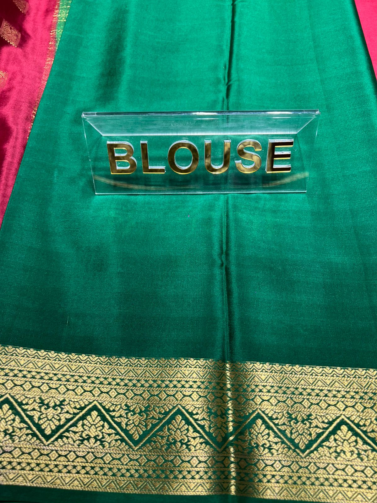 Pure Mysore Silk Saree.