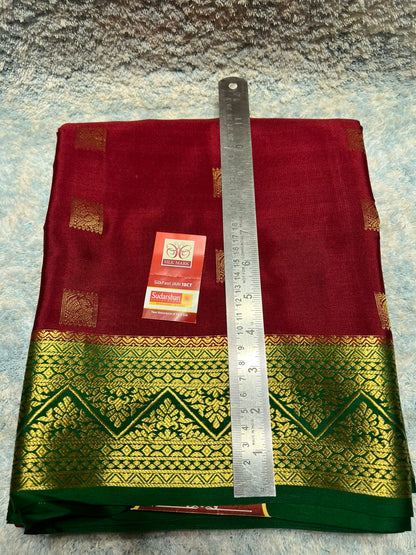 Pure Mysore Silk Saree.