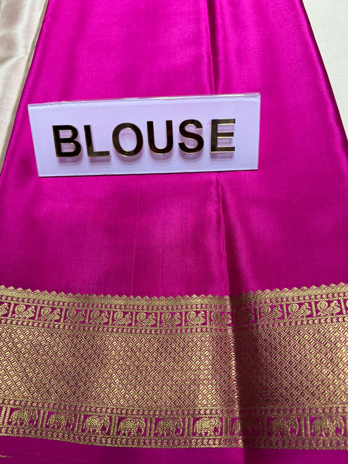 Pure Mysore Silk Saree.