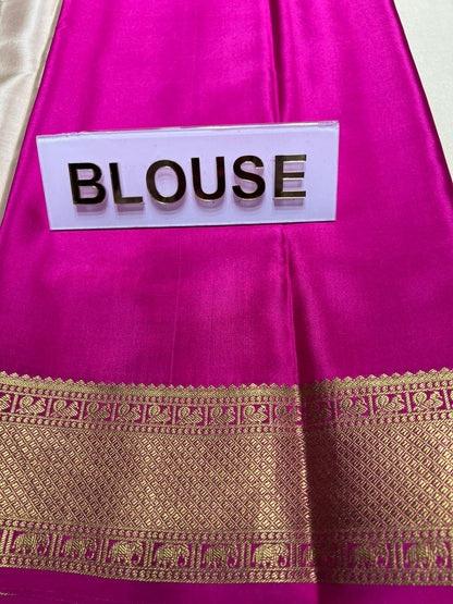 Pure Mysore Silk Saree.