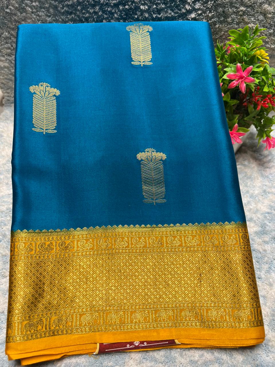 Pure Mysore Silk Saree.