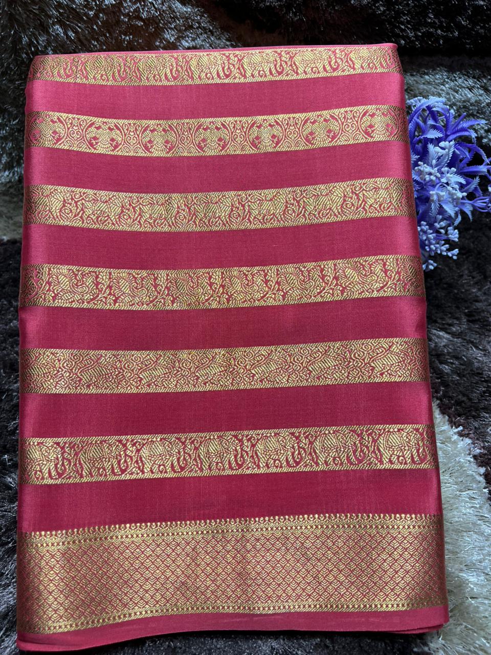 Pure Mysore Silk Saree.
