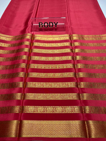 Pure Mysore Silk Saree.