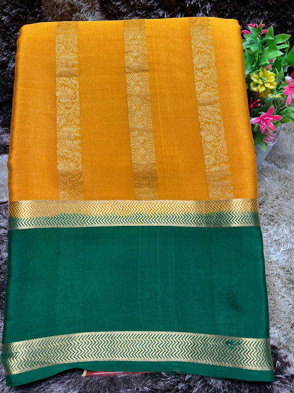 Pure Mysore Silk Saree.