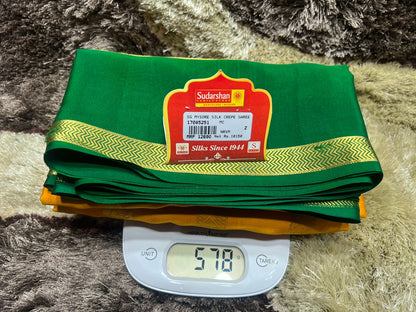 Pure Mysore Silk Saree.