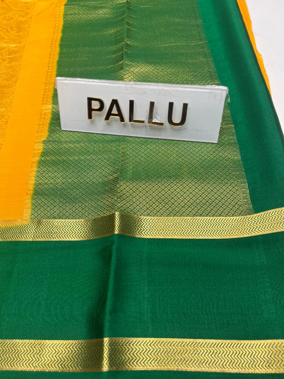 Pure Mysore Silk Saree.