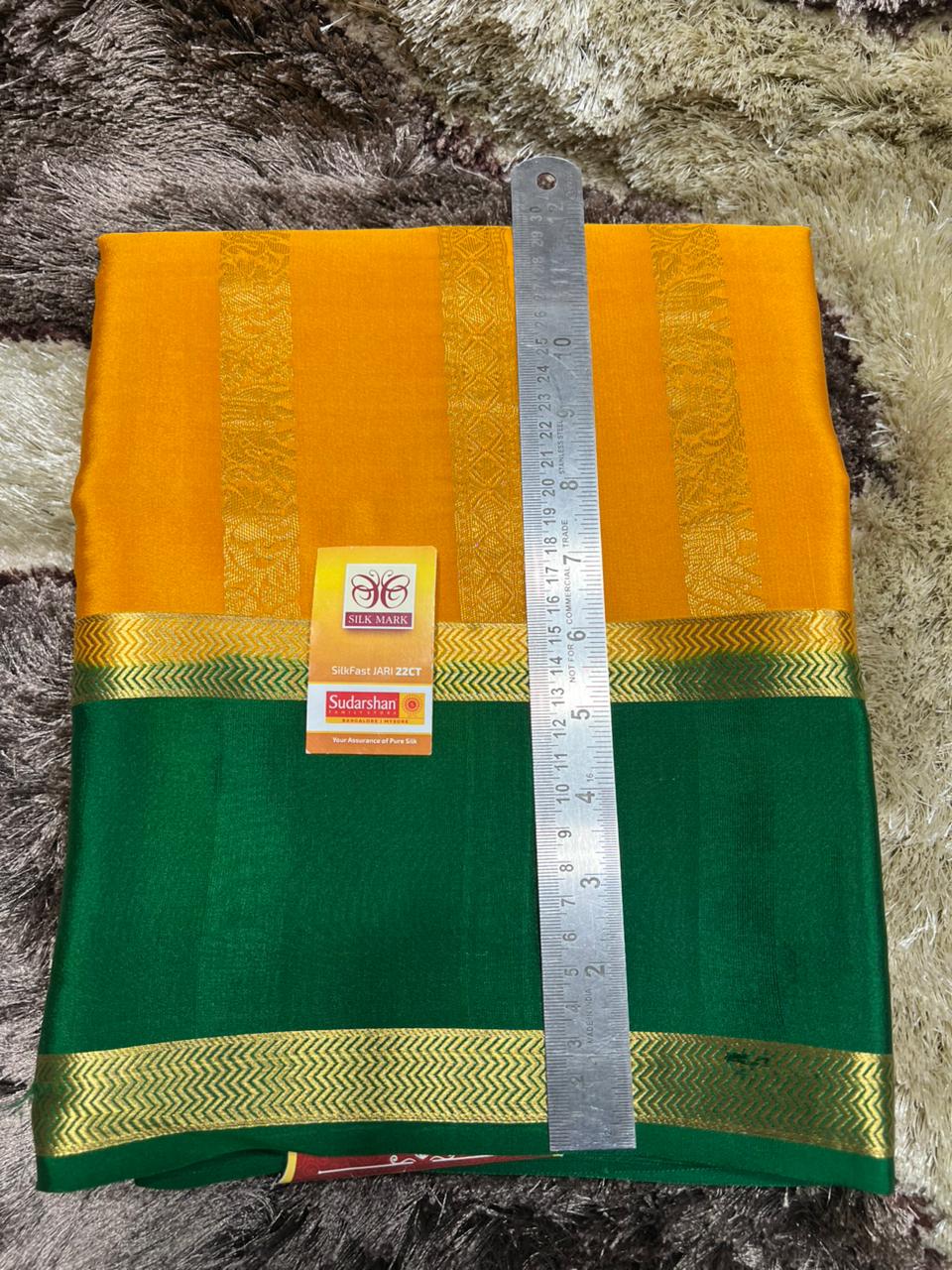 Pure Mysore Silk Saree.