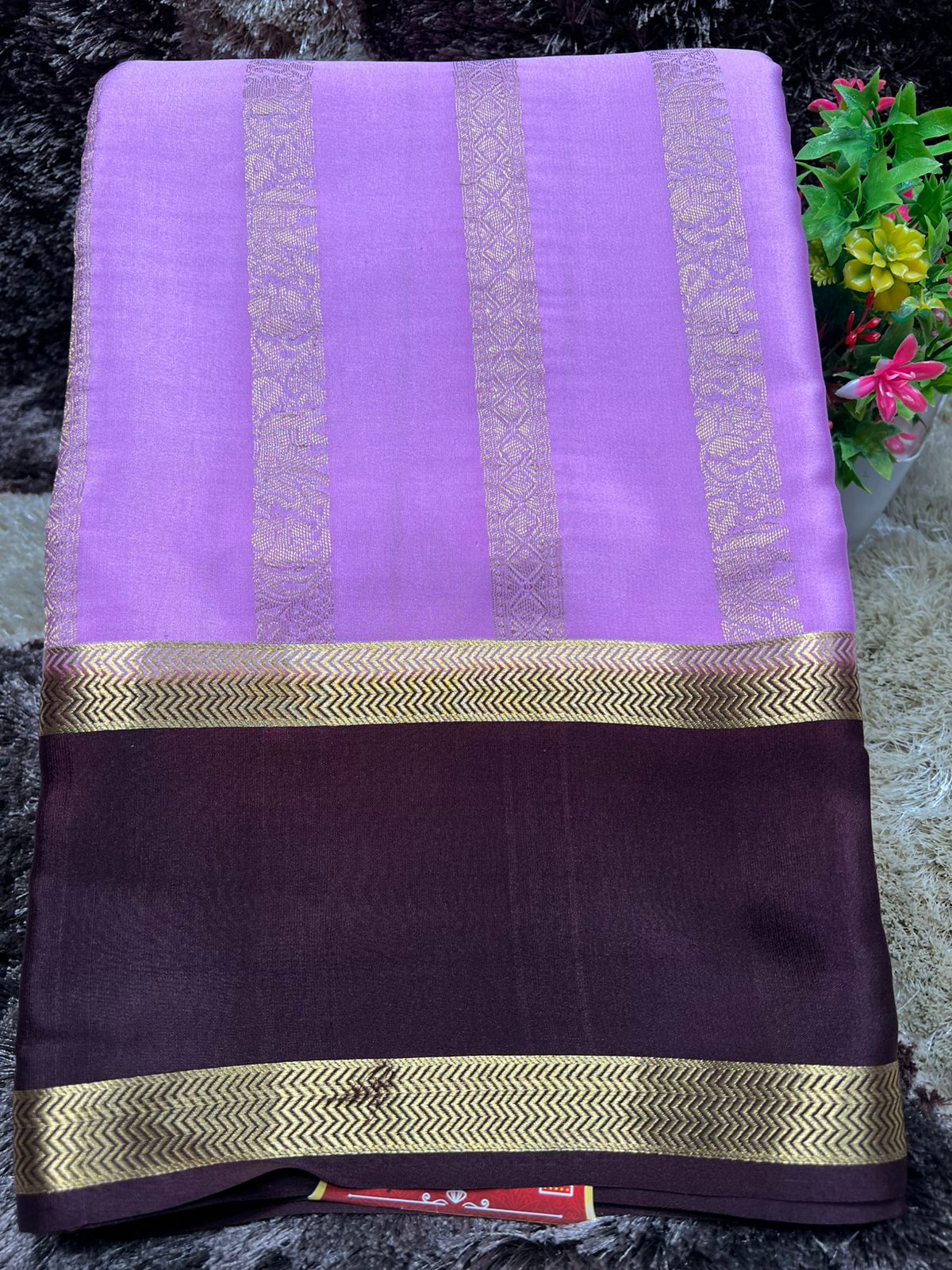 Pure Mysore Silk Saree.