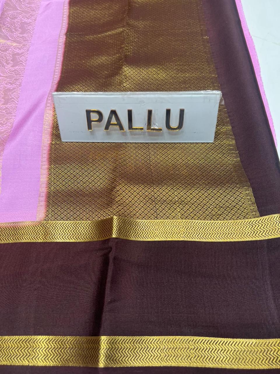 Pure Mysore Silk Saree.