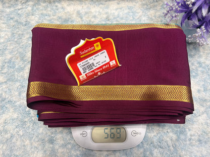 Pure Mysore Silk Saree.