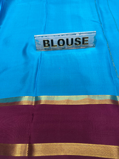 Pure Mysore Silk Saree.