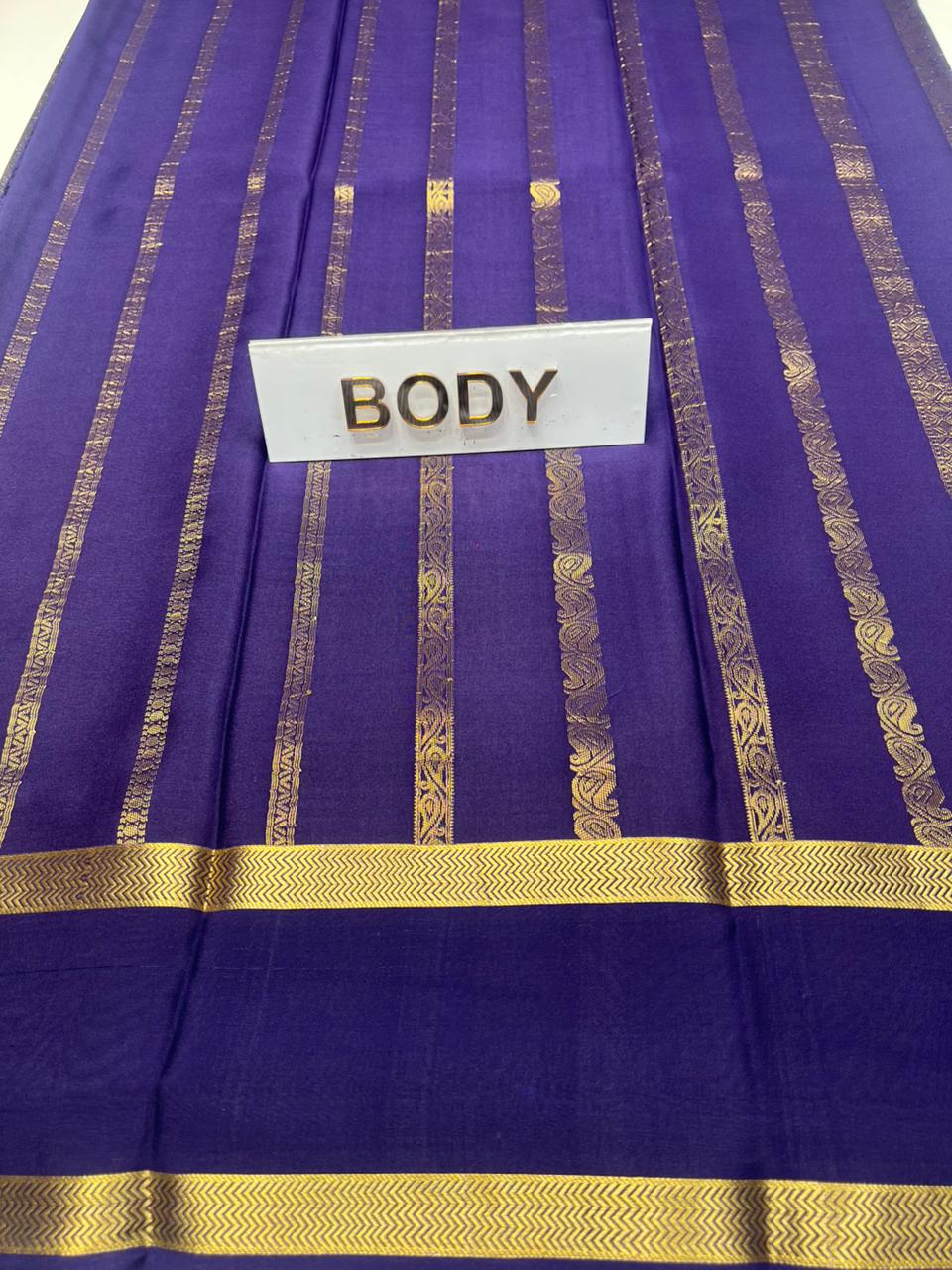 Pure Mysore Silk Saree.