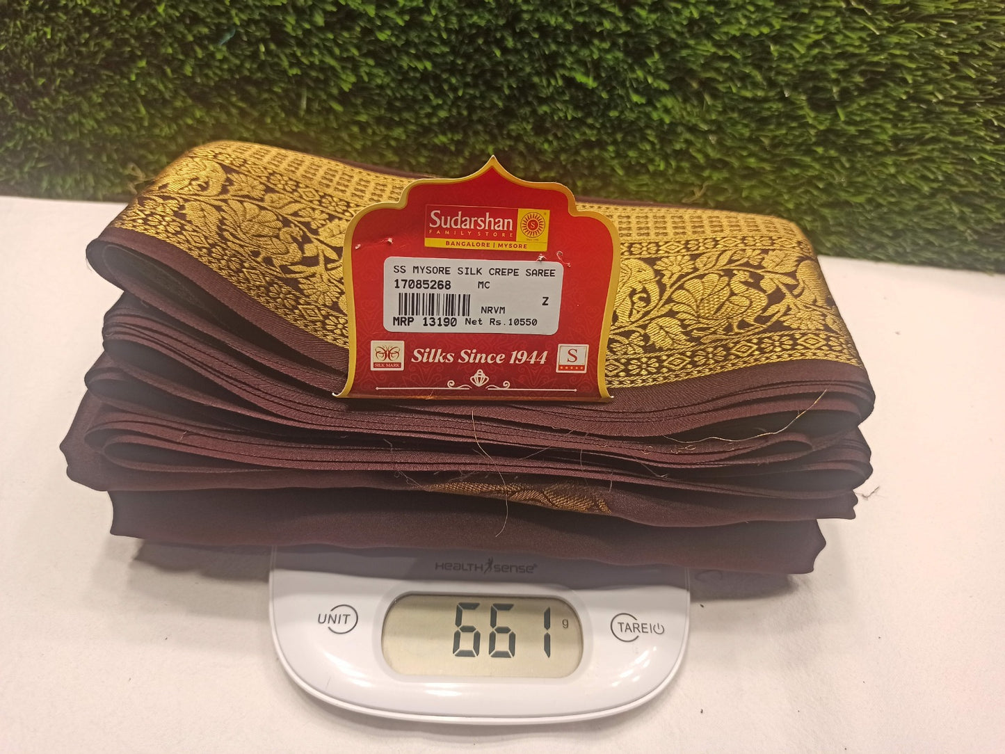 Pure Mysore Silk Saree.