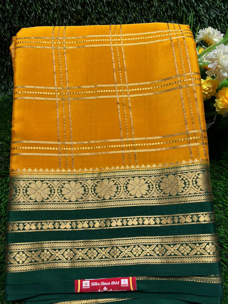 Pure Mysore Silk Saree.
