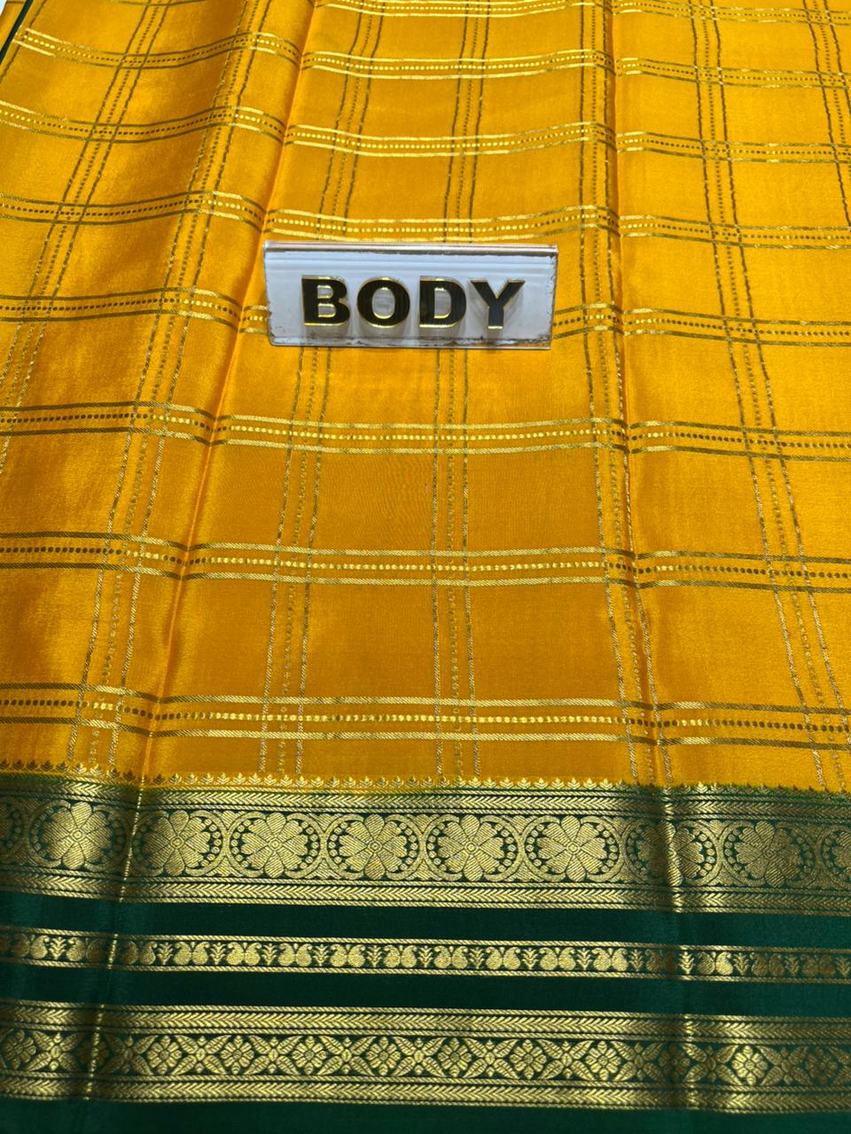 Pure Mysore Silk Saree.