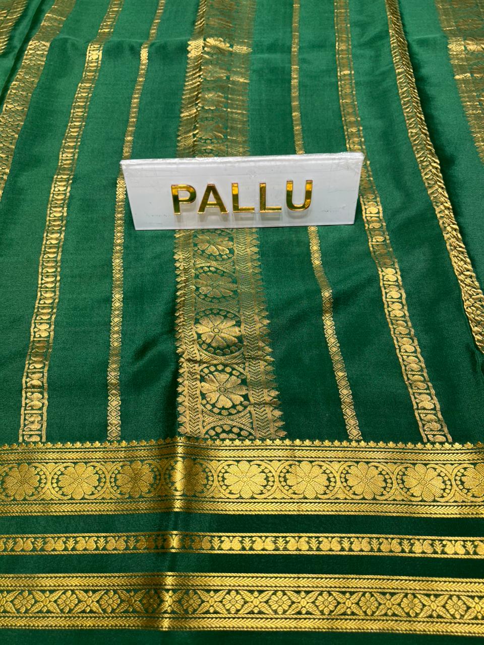 Pure Mysore Silk Saree.