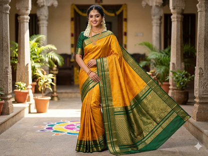 Pure Mysore Silk Saree.