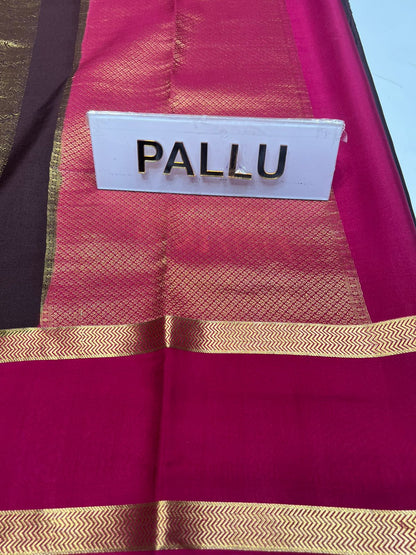 Pure Mysore Silk Saree.