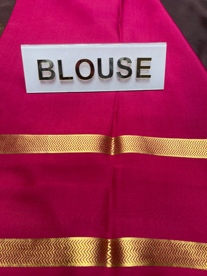 Pure Mysore Silk Saree.