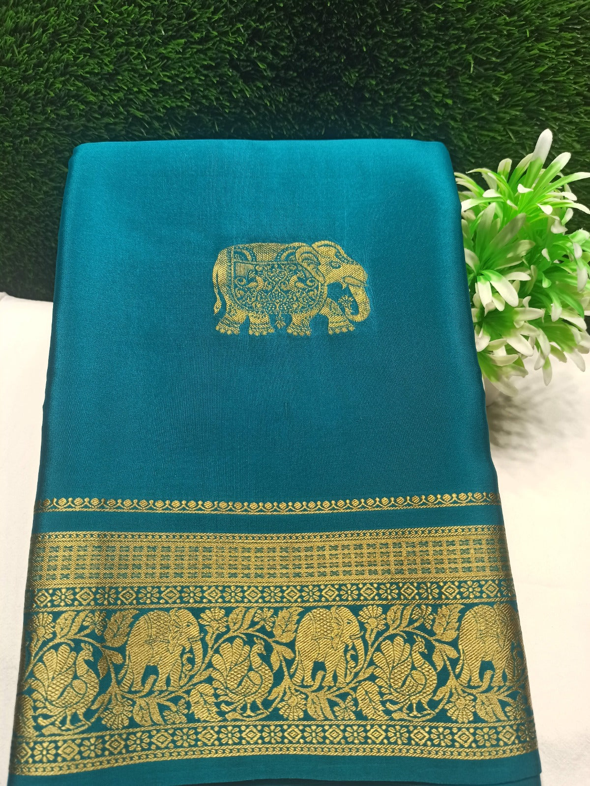 Pure Mysore Silk Saree.