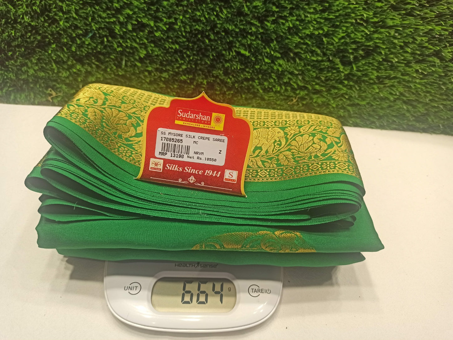 Pure Mysore Silk Saree.