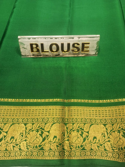 Pure Mysore Silk Saree.