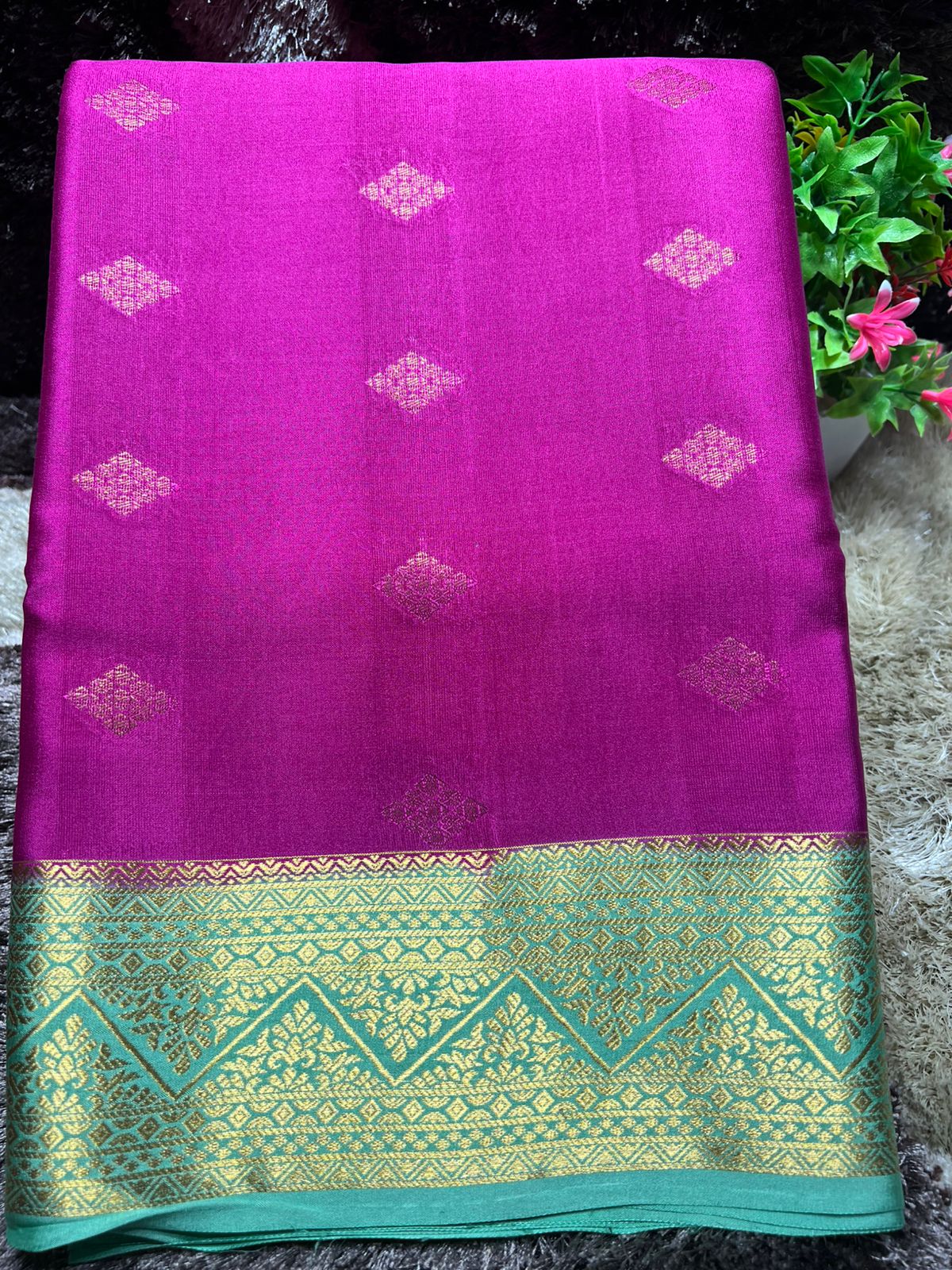 Pure Mysore Silk Saree.