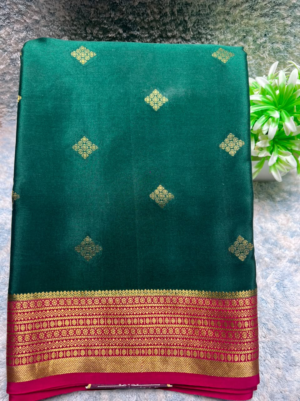 Pure Mysore Silk Saree.