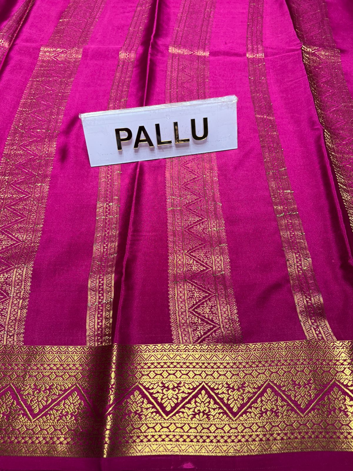 Pure Mysore Silk Saree.