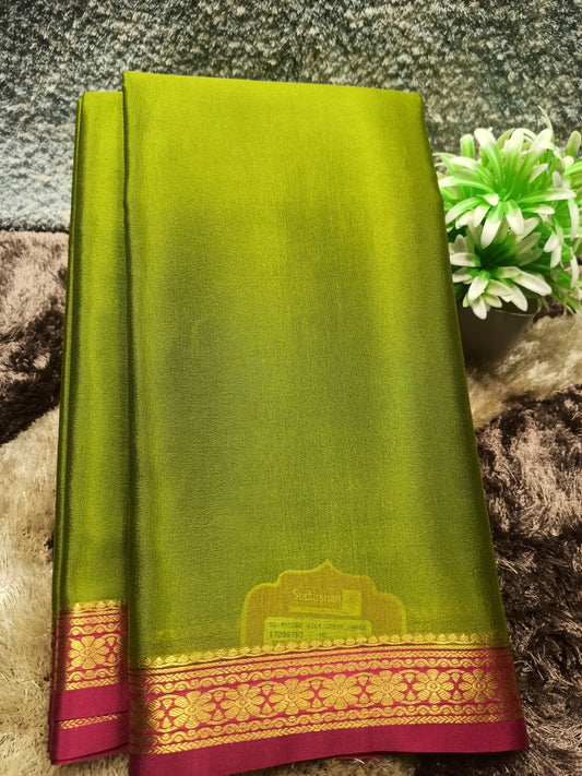 Pure Mysore Silk Saree ( 60 Grams )