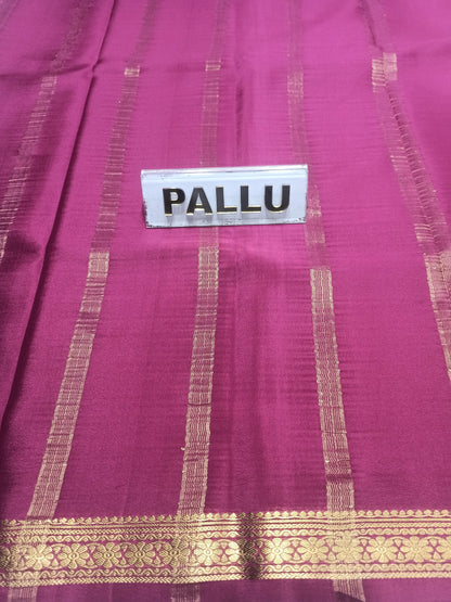 Pure Mysore Silk Saree ( 60 Grams )