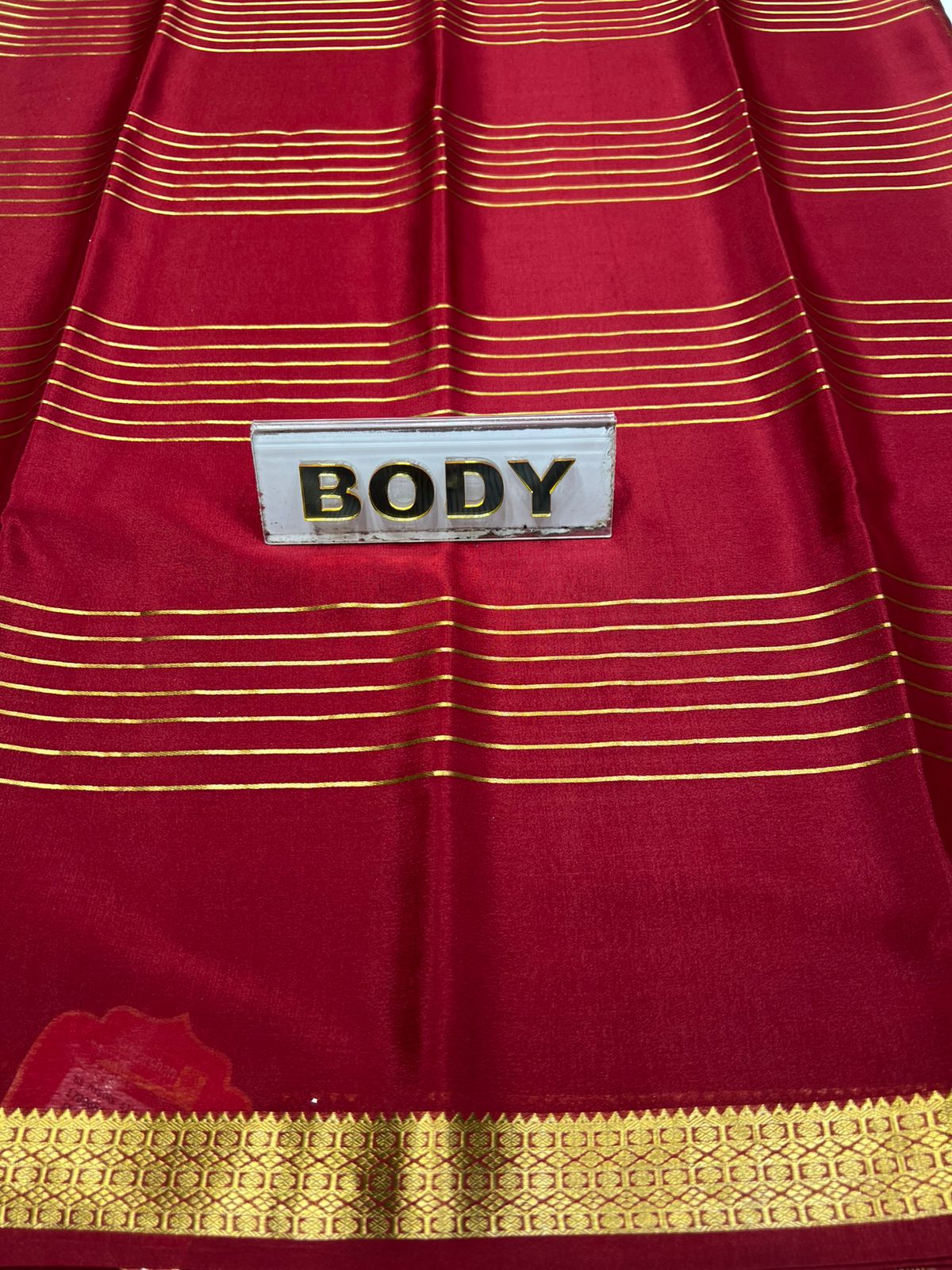 Pure Mysore Silk Saree ( 60Grams )