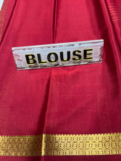Pure Mysore Silk Saree ( 60Grams )