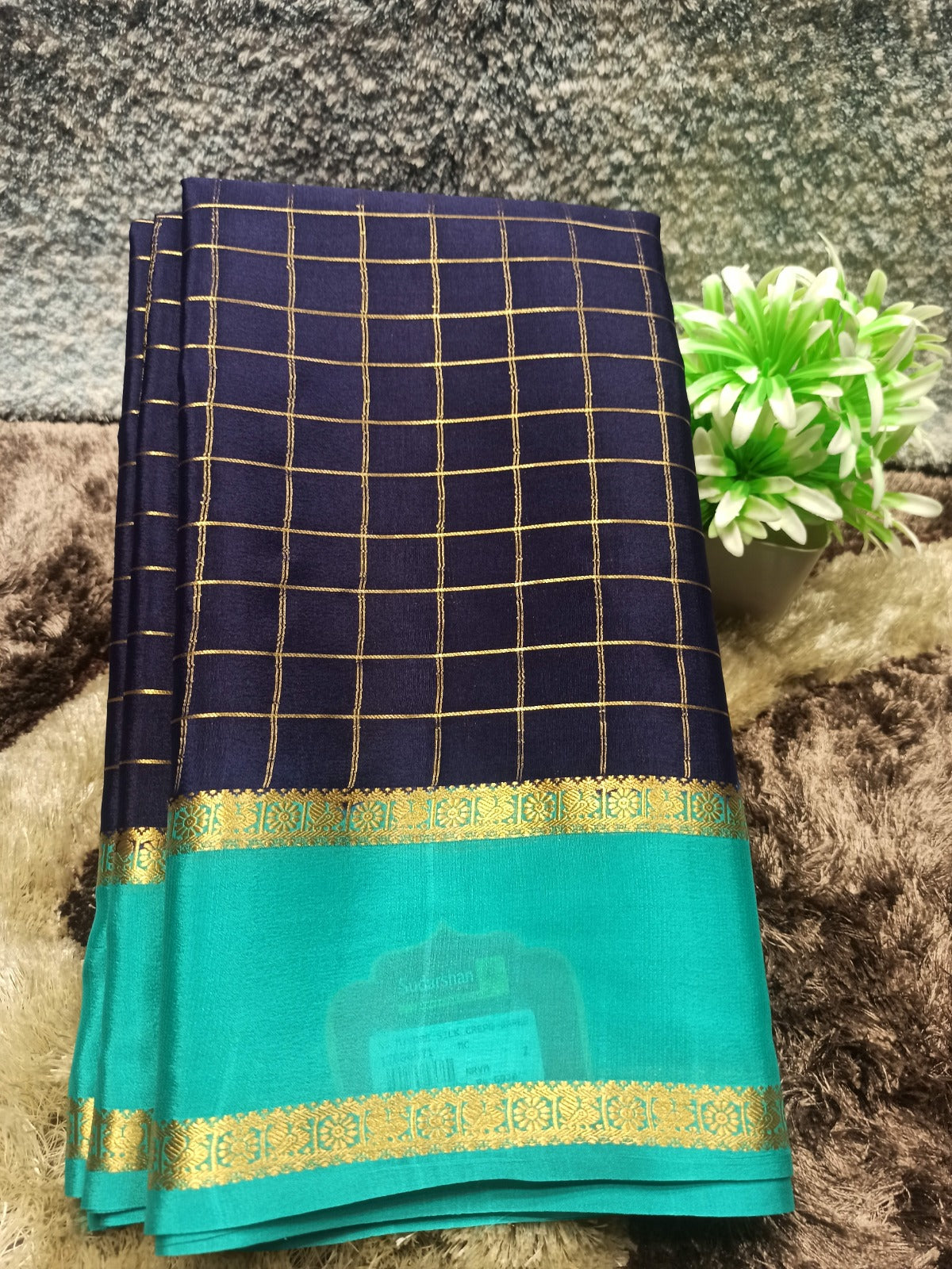 Pure Mysore Silk Saree ( 60 Grams )