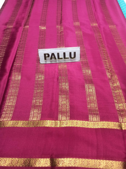Pure Mysore Silk Saree ( 60 Grams )