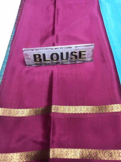 Pure Mysore Silk Saree ( 60 Grams )