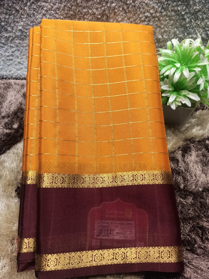 Pure Mysore Silk Saree ( 60 Grams )