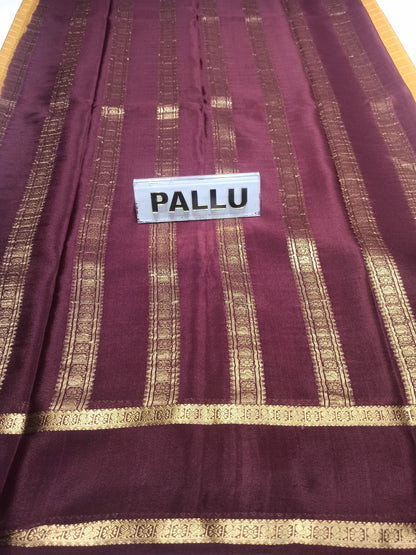 Pure Mysore Silk Saree ( 60 Grams )