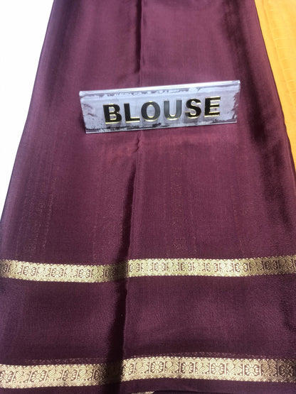 Pure Mysore Silk Saree ( 60 Grams )