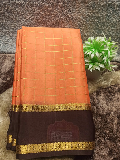 Pure Mysore Silk Saree ( 60 Grams )