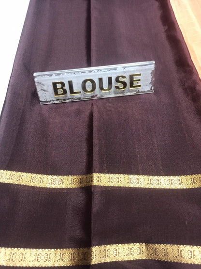 Pure Mysore Silk Saree ( 60 Grams )
