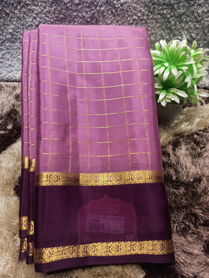 Pure Mysore Silk Saree ( 60 Grams )